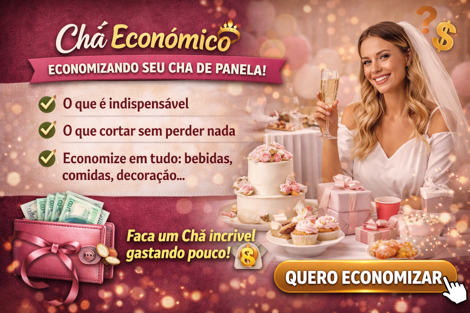 O Guia: Chá Econômico para seu casamento