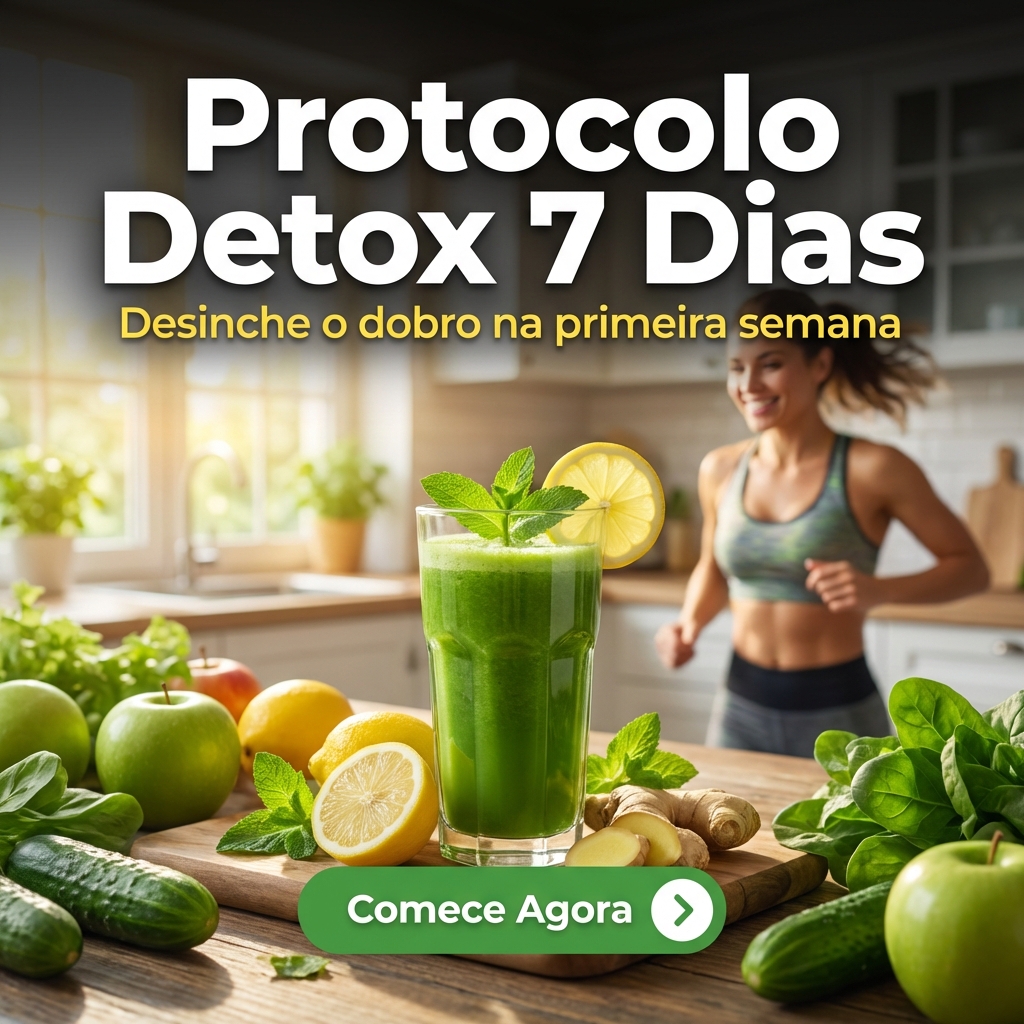 ⚡ Protocolo Detox 7 Dias: Desinche o dobro na primeira semana.